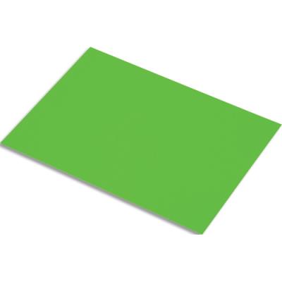 Lot de 10 feuilles de papier fluo Fabriano 250g, dimensions 50 x 65 cm, coloris vert