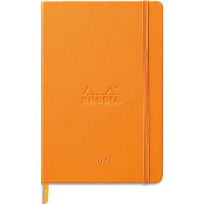 Agenda Webplanner - Clairefontaine Rhodia - A5 - grille horizontaIe - 160 pages papier ivoire - 90g 