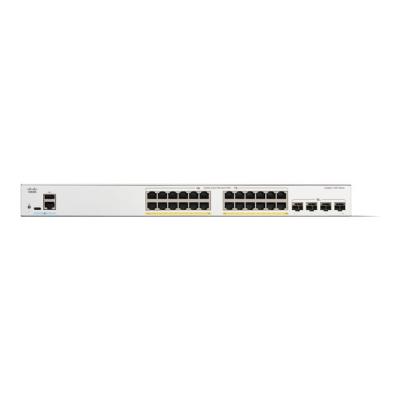 Cisco Catalyst 1300-24FP-4X - Commutateur - C3 - Géré - 24 x 10/100/1000 (PoE+) + 4 x 10 Gigabit SFP