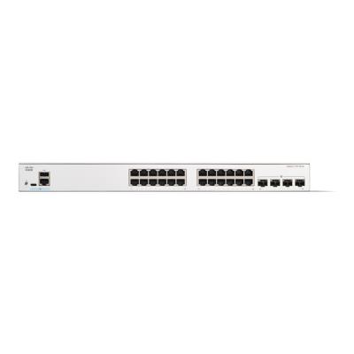 Cisco Catalyst 1300-24T-4G - Commutateur - C3 - Géré - 24 x 10/100/1000Base-T + 4 x Gigabit SFP - Mo