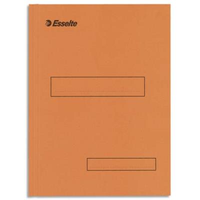 Chemise Scor 72100 - 160 g - 2 rabats - 24 x 32 cm - orange - boîte de 100