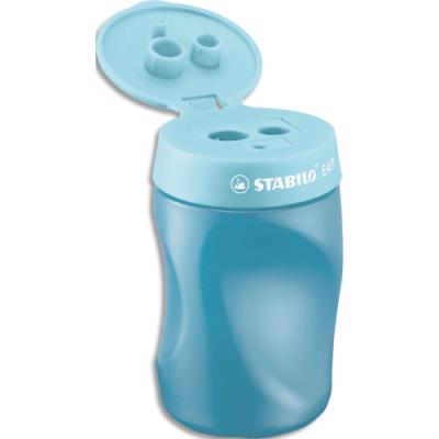 Taille-crayons Stabilo EASYsharpener (3 trous + réserve) Gaucher Bleu