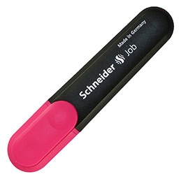 Surligneur Schneider Job 150 - pointe biseautée - rose