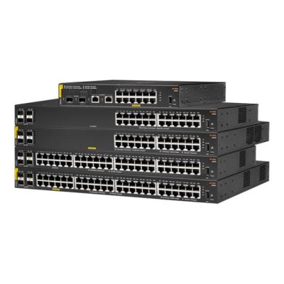 HPE Aruba 6000 24G Class4 PoE 4SFP 370W Switch - Commutateur - Géré - 24 x 10/100/1000 (PoE+) + 4 x 