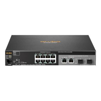 HPE Aruba 2530-8 - Commutateur - Géré - 8 x 10/100 + 2 x SFP Gigabit combiné - de bureau, Montable s