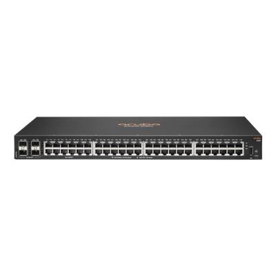HPE Aruba 6100 48G 4SFP+ Switch - Commutateur - Géré - 48 x 10/100/1000 + 4 x 1 Gigabit / 10 Gigabit