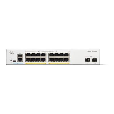 Cisco Catalyst 1300-16FP-2G - Commutateur - C3 - Géré - 16 x 10/100/1000 (PoE+) + 2 x Gigabit Ethern