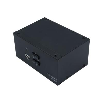 DEXLAN KVM Switch Double écran DP 4K/USB/Audio 2 ports