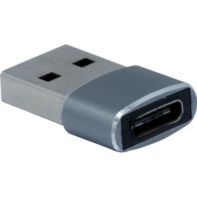 Adaptateur slim USB 2.0 A mâle - Type-C femelle