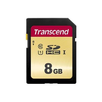 TRANSCEND Carte SDHC UHS I 500S Class 10 8 Go
