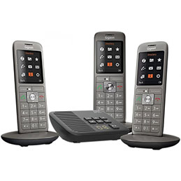 Gigaset CL660A TRIO Tél. DECT +REP. - base + 3 combinés