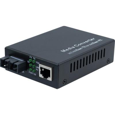 Convertisseur Fibre optique 100FX Multimode SC 2km vers RJ45 10/100
