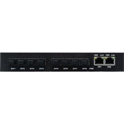 Switch 8 Ports SFP Gigabit + 2P RJ45 Gigabit
