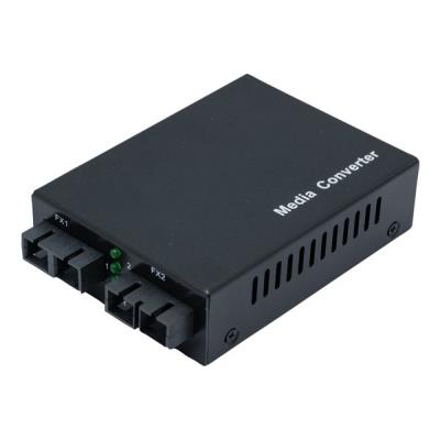 CONVERTISSEUR FIBRE GIGABIT SC DUPLEX MULTIMODE- MONOMODE
