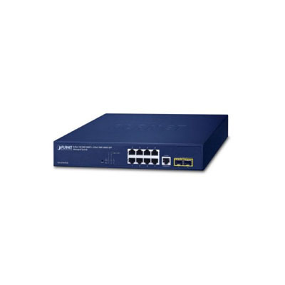 PLANET GS-4210-8T2S Switch Niv.2 8p Gigabit & 2 SFP 100/1G