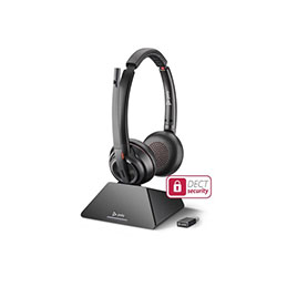 POLY SAVI 8220 UC USB-A Casque sans fil PC 2 écout.