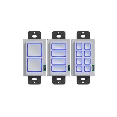 RK1-8+ Clavier encastrable 8 boutons, certificat de gravure LaserShark inclus