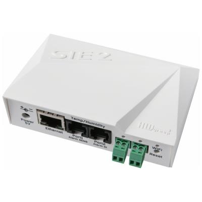 HWg-STE2 PLUS Thermo/Hygromètre IP PoE+WiFi +2 contact secs