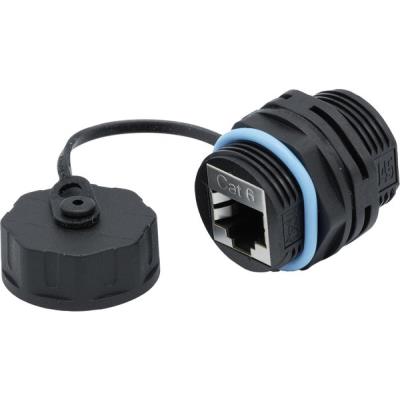 TRAVERSEE RJ45 CAT.6 ETANCHE AVEC BOUCHON