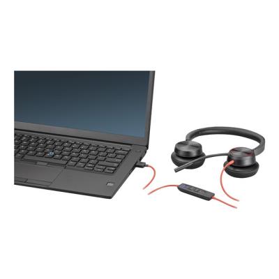 POLY Blackwire BW8225-M Micro-casque USB-A ANC- 2 écouteurs