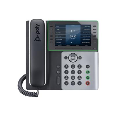 POLY EDGE E500 téléphone IP PoE USB-C-12 lignes SIP