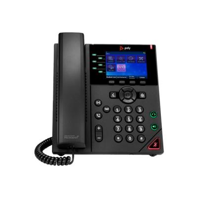 POLY VVX 350 téléphone de bureau IP PoE - 6 lignes SIP