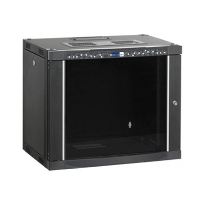 EKIVALAN Coffret Pro 19 12U profondeur 600mm (noir)