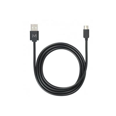 Mobilis - Câble USB - USB-C (M) pour USB (M) - USB 2.0 - 1 m - noir