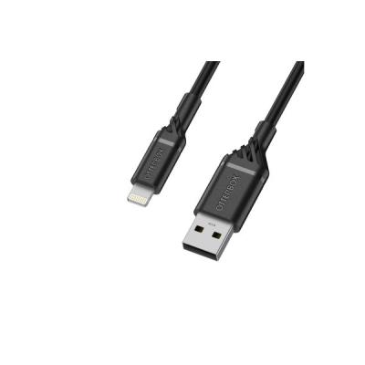 OtterBox Standard - Câble Lightning - Lightning (M) pour USB (M) - 1 m - noir -