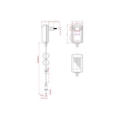 Bloc d alimentation 5 V 2 A - Jack 3,5 x 1,35 mm