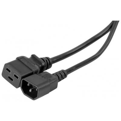 Générique ecf-808007 câble électrique noir 3 m coupleur c19 coupleur c14