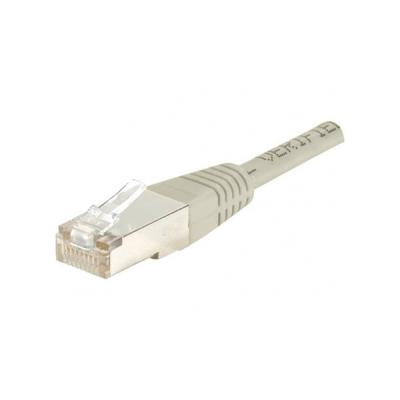 Cordon RJ45 catégorie 6 F/UTP gris - 0,3 m