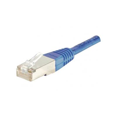 Cordon RJ45 catégorie 6 F/UTP bleu - 0,15 m