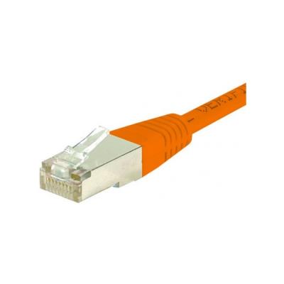 Cordon RJ45 catégorie 6 F/UTP orange - 0,15 m