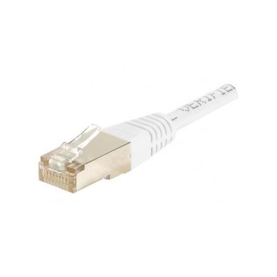 Cordon RJ45 catégorie 6 F/UTP blanc - 0,3 m