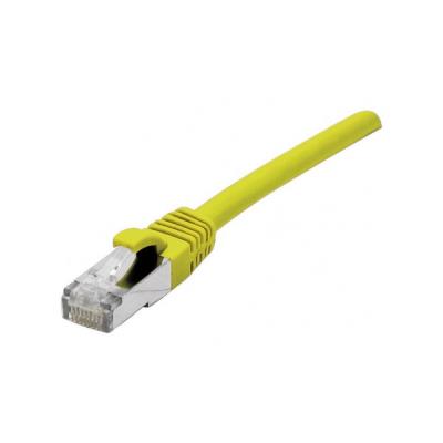 Cordon RJ45 catégorie 6 F/UTP LSOH SNG jaune - 0,15 m