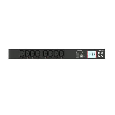 PDU IP 19 1U 16A 8 p. 8x C13 Entrée C20 - Switch + mesure
