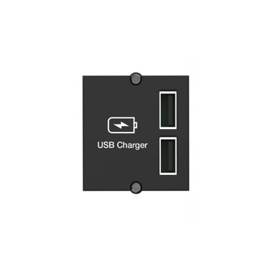 Plastron chargeur 2 ports USB