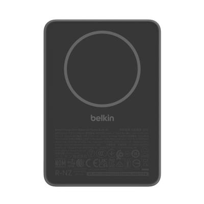 Batterie de secours externe (power bank) - Belkin bpd010hqbk 5000 mah recharge sans fil noir