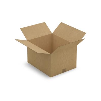 Caisse carton brune simple cannelure RAJA 50x40x30 cm