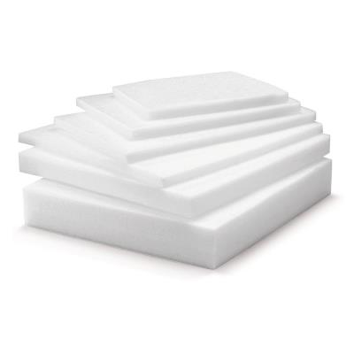 20 Plaque mousse polyéthylène blanche - densité moyenne 60x60x5 cm