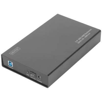 DIGITUS Boîtier disque dur 3,5' SATA III, USB 3.0, noir