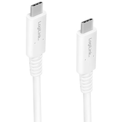 LogiLink Câble de données & de charge, mâles USB-C - USB-C