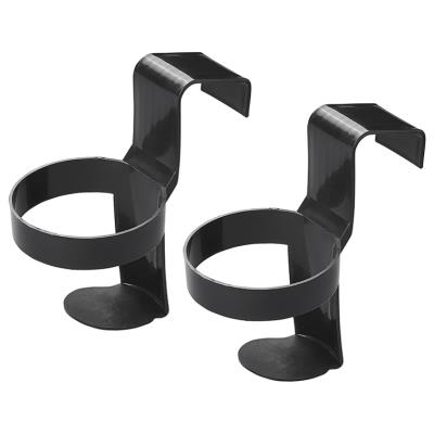 IWH Porte-gobelets/canettes pour voiture, noir