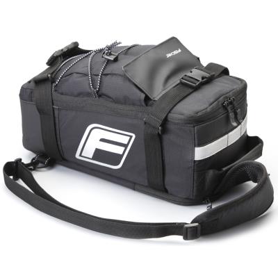 FISCHER Sac pour porte-bagage de vélo 2 en 1, noir