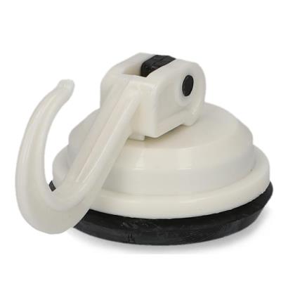 cartrend Crochet à ventouse, capacité de charge: 6 kg, blanc