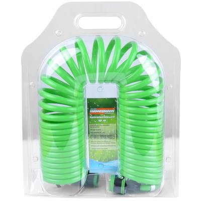 BRÜDER MANNESMANN Tuyau d'arrosage en spirale, 10 m, vert