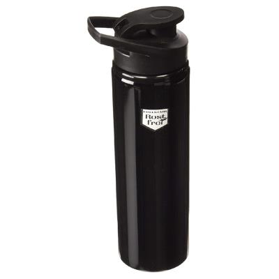 FISCHER Gourde pour vélo, acier inoxydable, noir