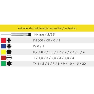 HEYTEC Jeu d'embouts pour mécanique de précision, 31 pièces