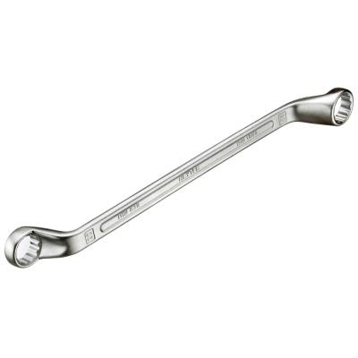 HEYTEC Clé polygonale contrecoudée, 19 x 22 mm,